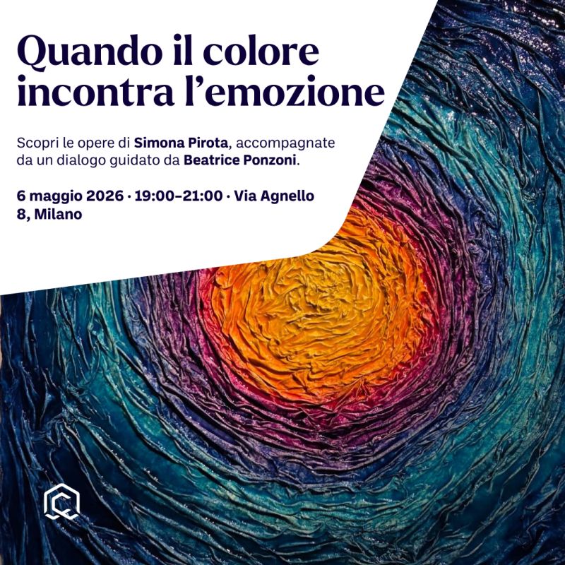 Locandina dell'incontro Quando il colore incontra l'emozione
