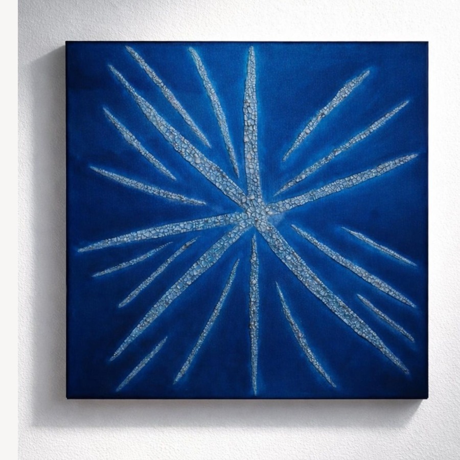 Stella marina — opera in resina, 70x70 cm