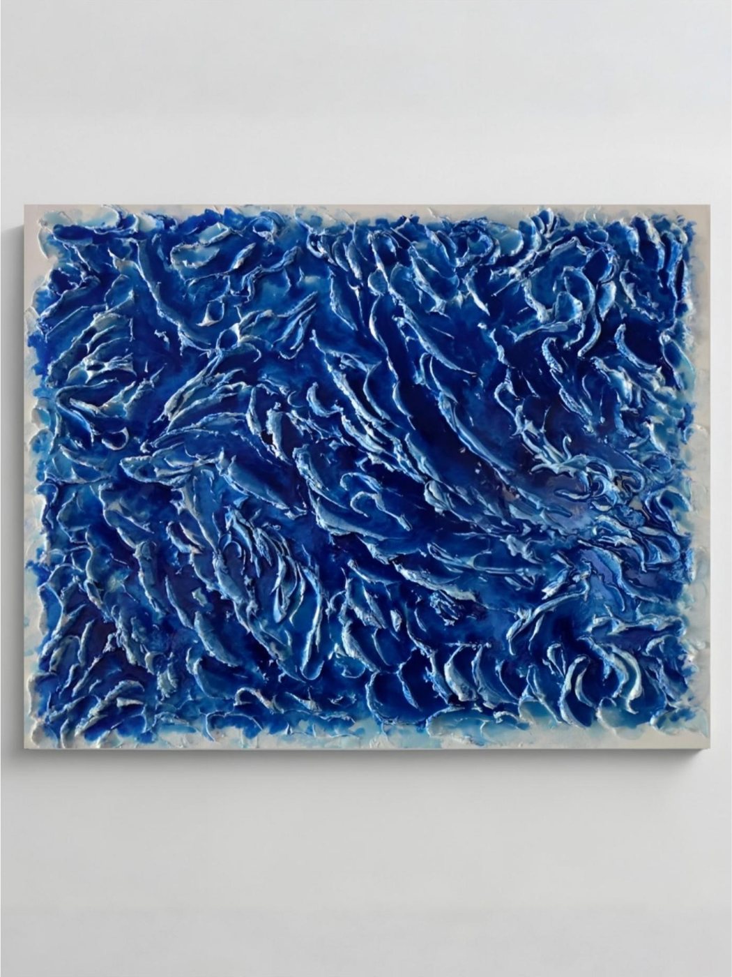 Furia — opera in resina, 80x100 cm