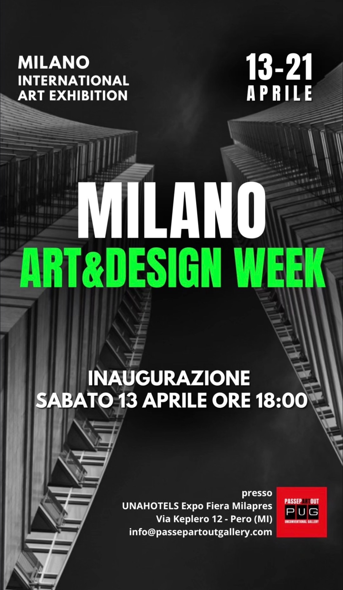 Locandina della Milano Art & Design Week
